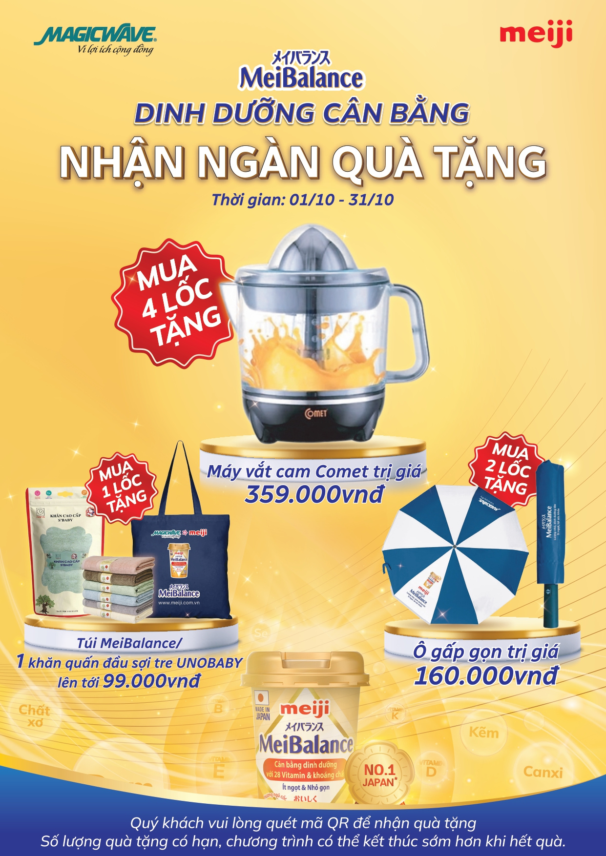 Nhận ngàn quà tặng khuyến mãi từ MeiBalance – Dinh dưỡng cân bằng